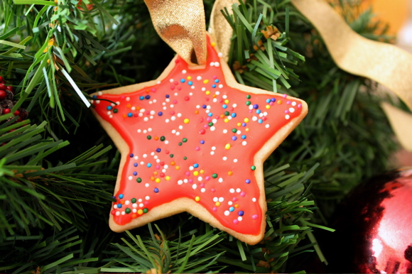 christmas ornament cookie